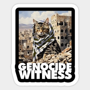 Genocide Witness X Sticker